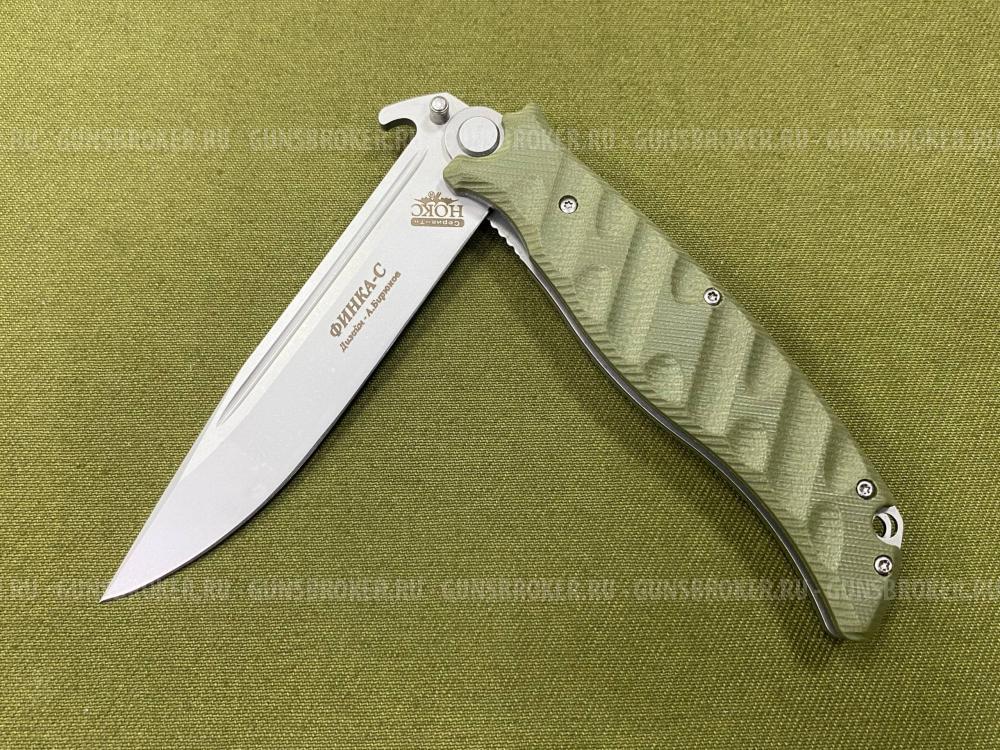 Нож складной НОКС Финка-С Зеленый