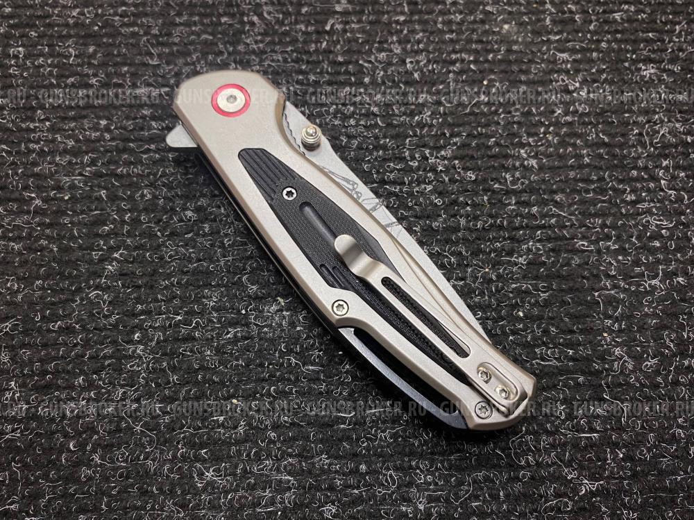 Нож складной с пауком