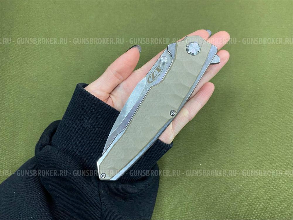 Нож складной ZT Бежевый