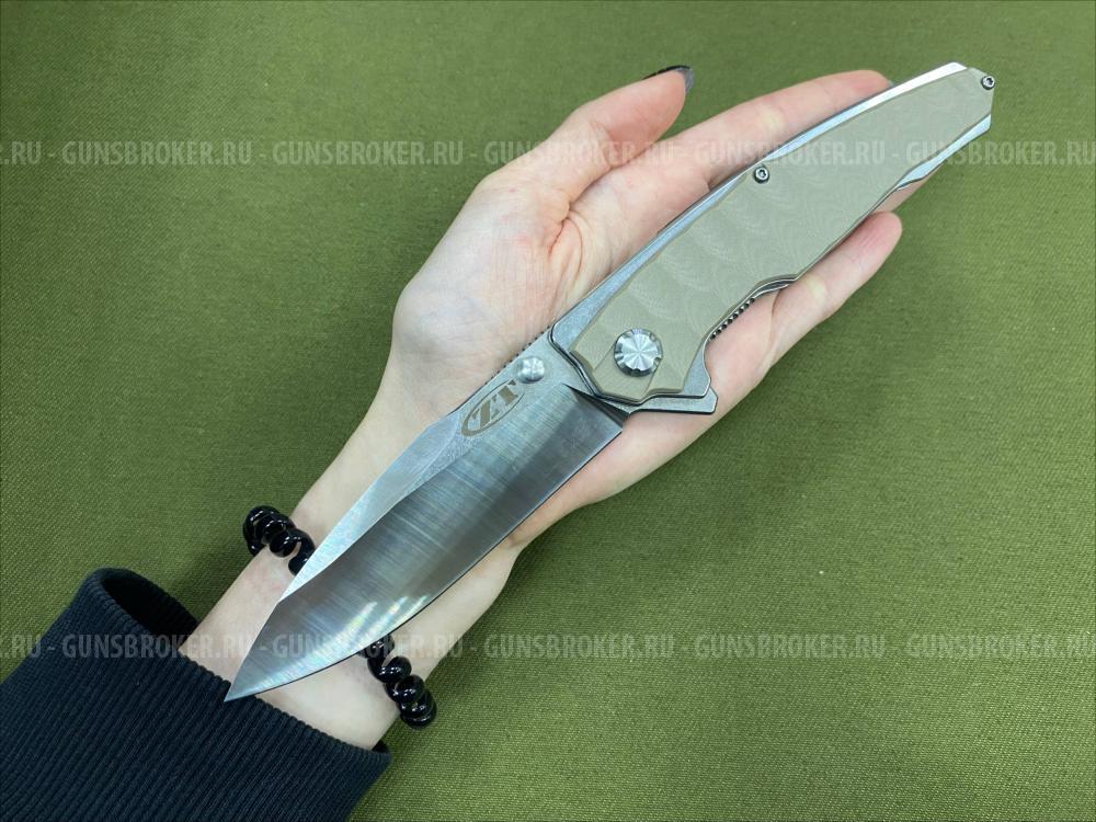 Нож складной ZT Бежевый