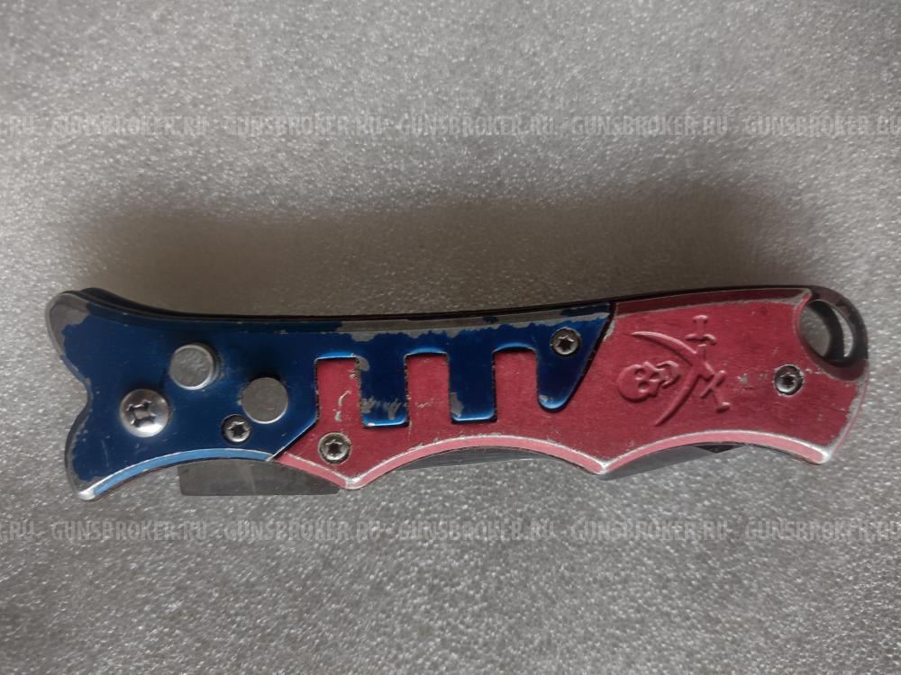 Нож выкидной с клипсой