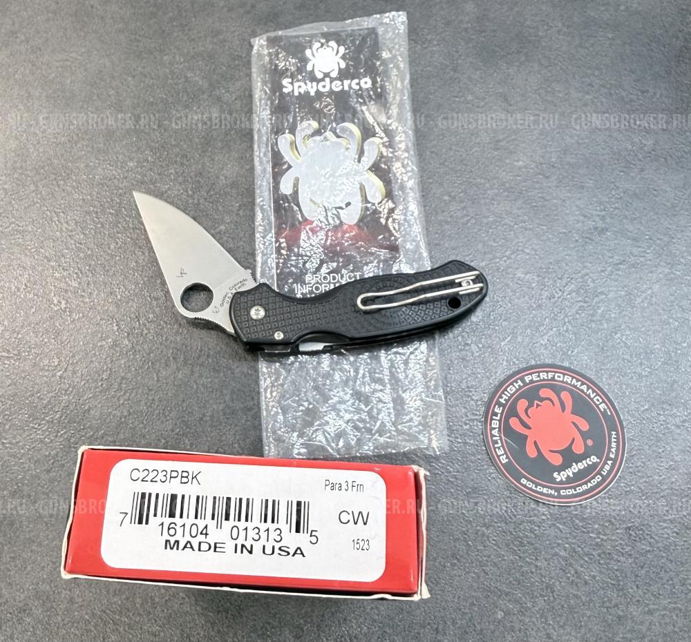 Нож Spyderco Para C223PBK