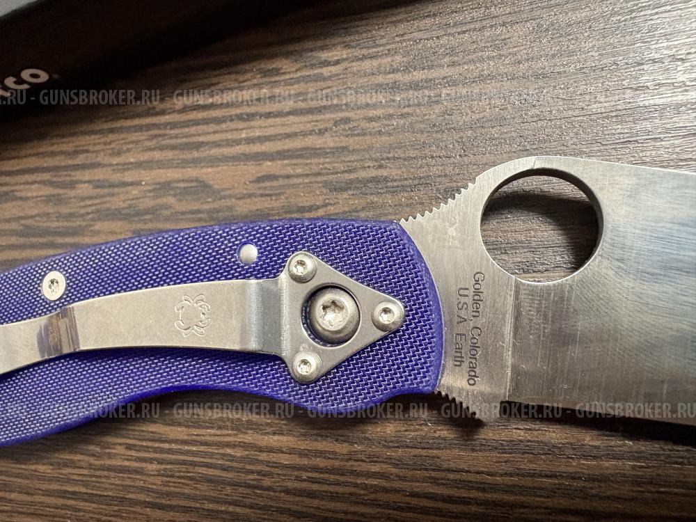 	Нож Spyderco SC36GPDBL Military Dark Blue