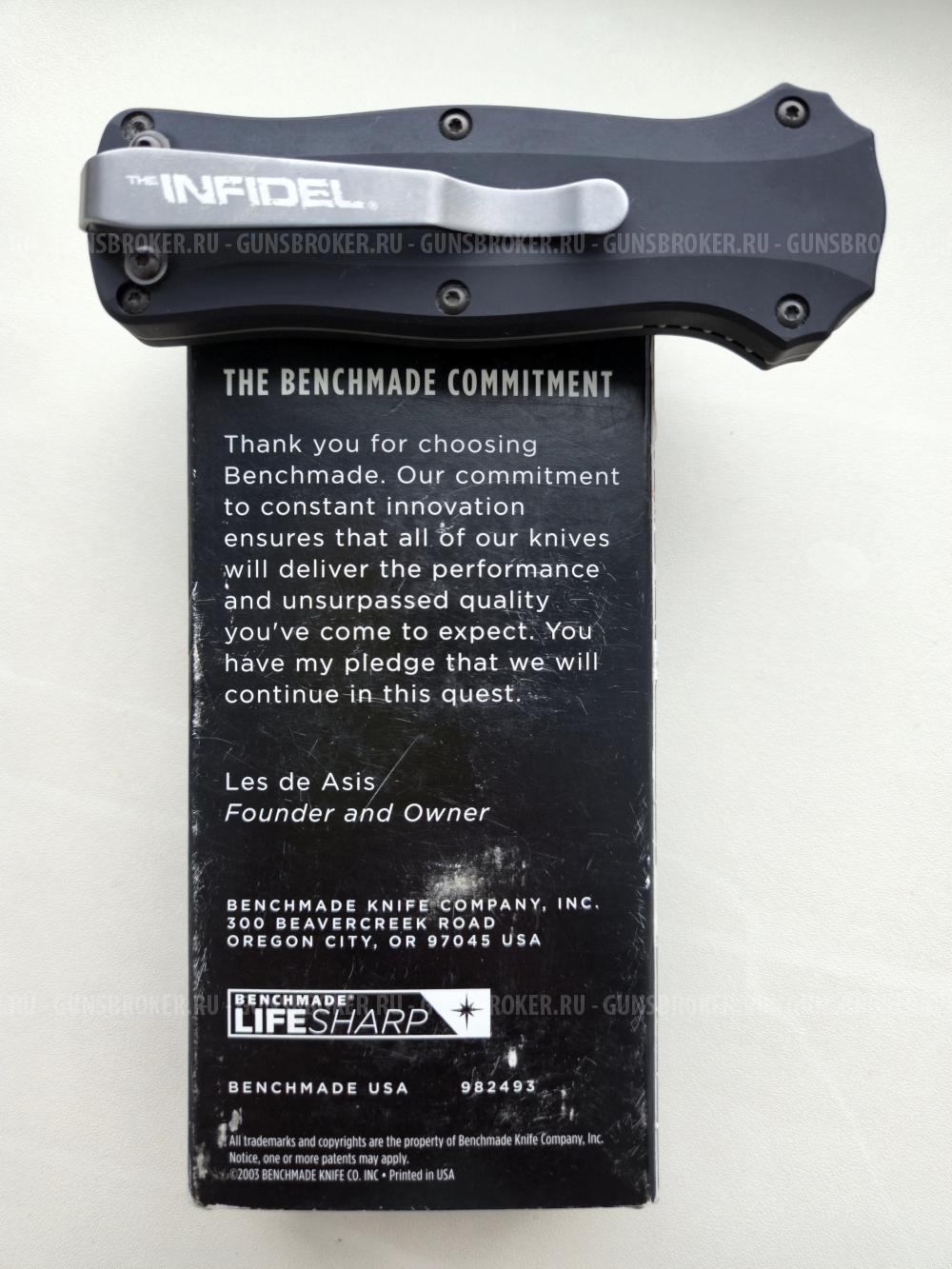 Нож США Benchmade 3350 mini infidel (оригинал)