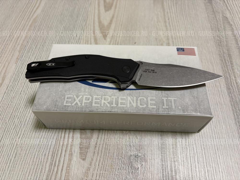 Нож Zero Tolerance 0357 Stonewash, сталь CPM-20CV