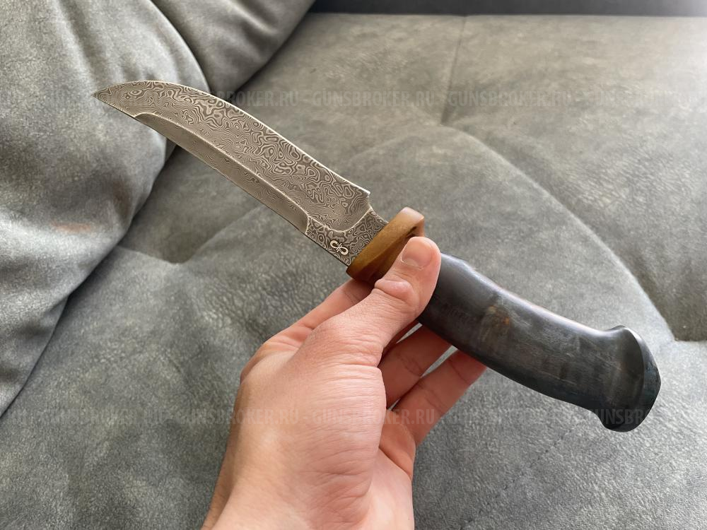 Нож златоуст «Росомаха» дамасская сталь