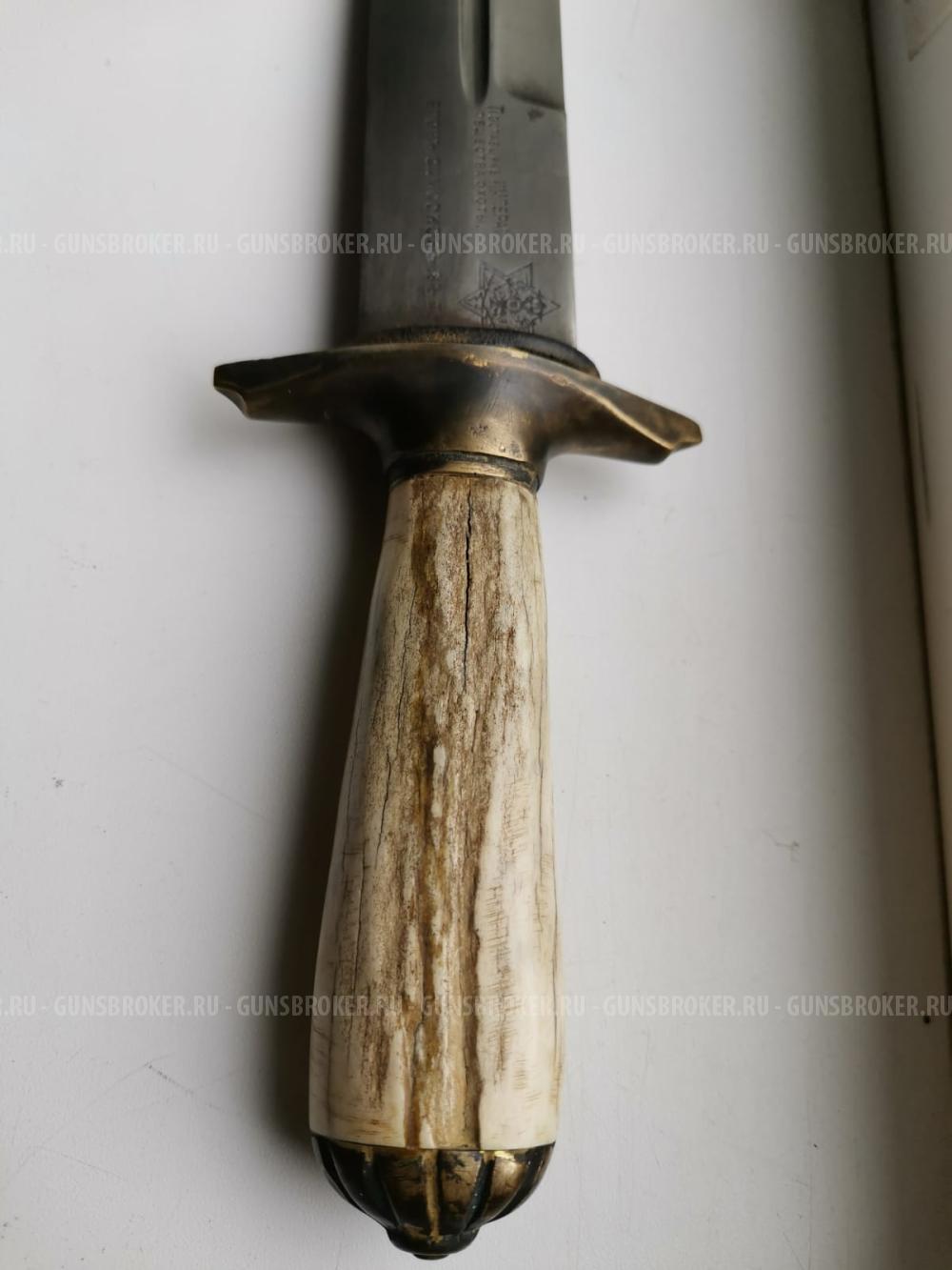 Нож знаменитого тульского мастера Егора Самсонова - 19 век