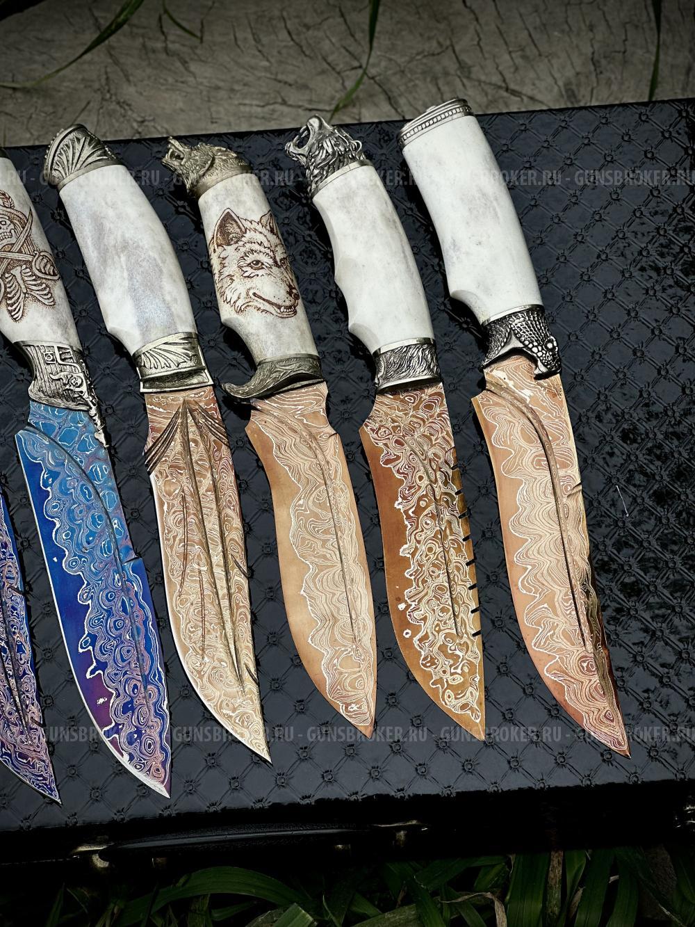 Ножи из рога лося