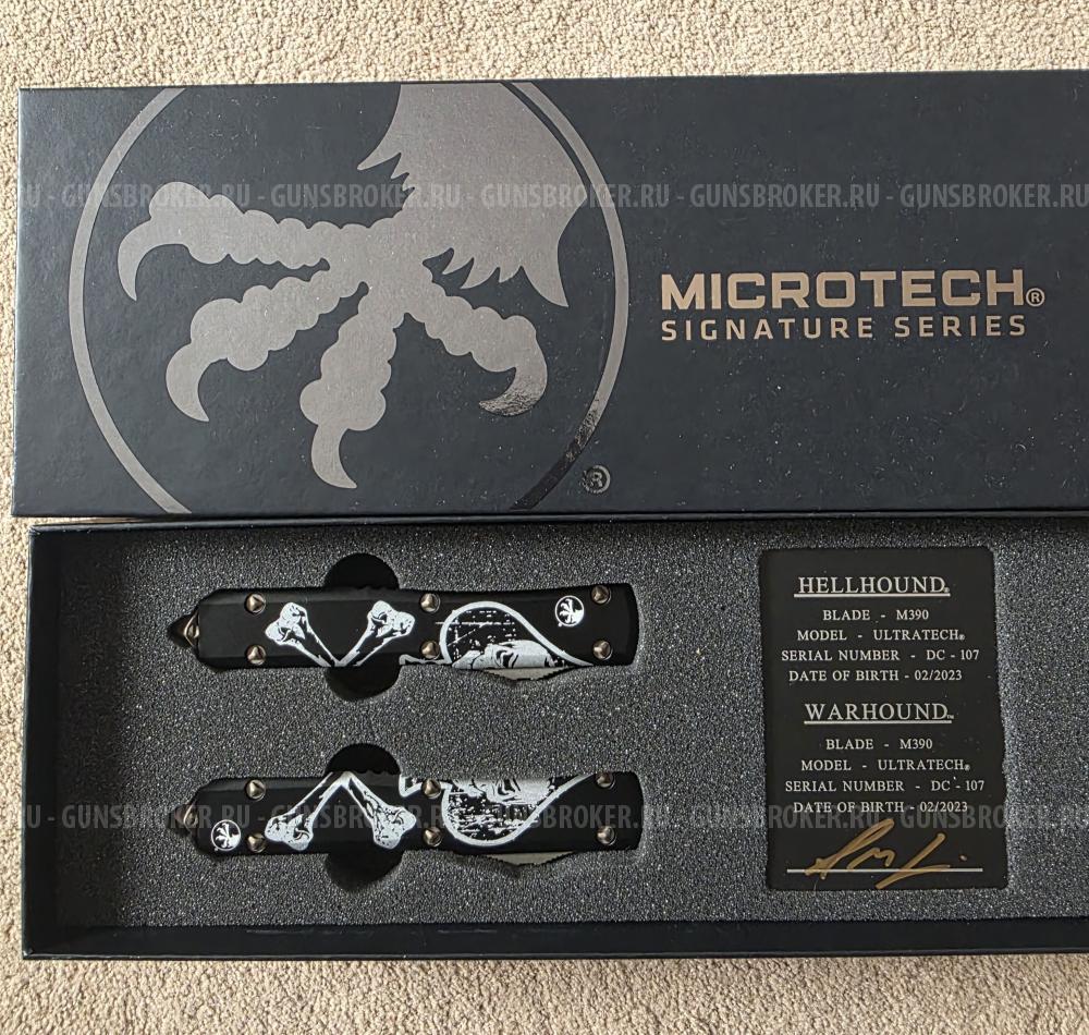 Ножи Microtech сет Death Card Hellhound, Warhound