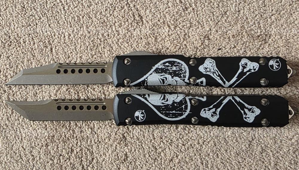 Ножи Microtech сет Death Card Hellhound, Warhound
