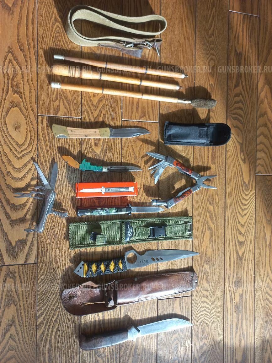 Охотничий, тактический, выкидной нож, складные туристические ножи (коллекция)