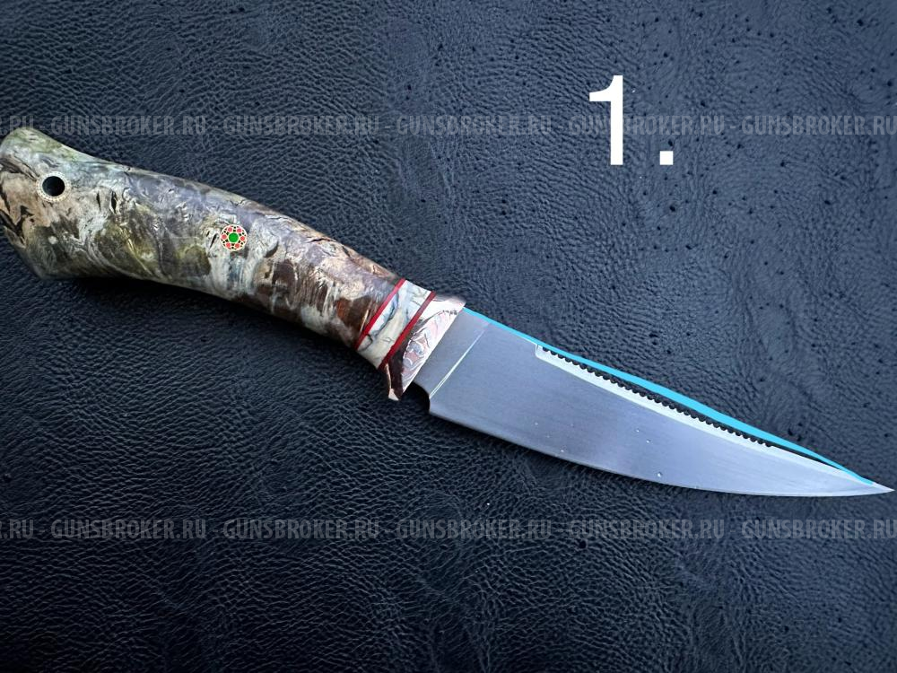 Ножи ручной работы (Х12МФ, S390, дамасск, Elmax)
