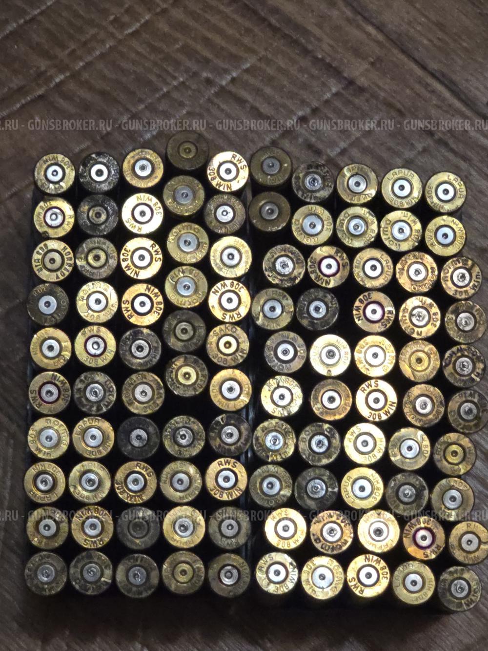 Norma / rws / lapua и другие латунные гильзы разных калибров