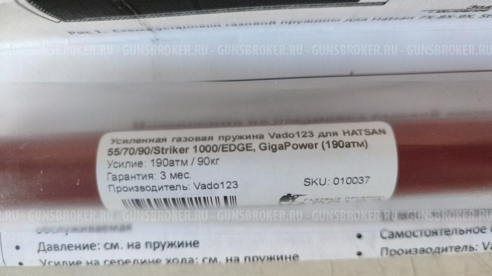 Новая Hatsan 60s , калибр 5, 5мм.