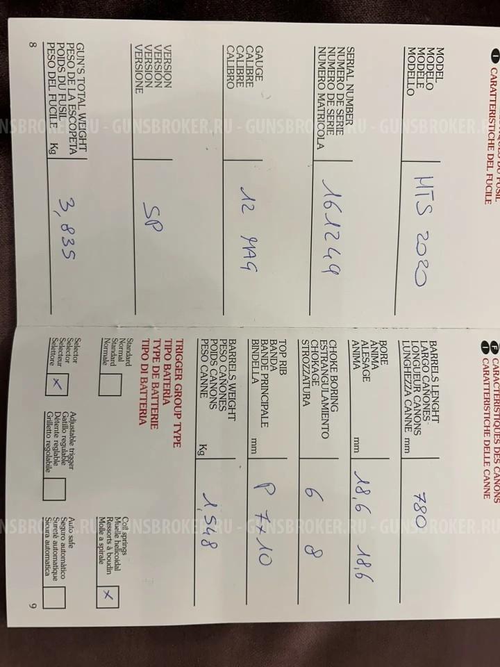 Новое Perazzi HTS 2020