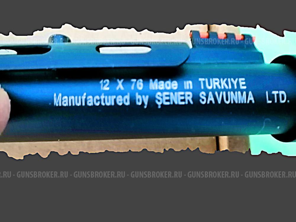 Новое турецкое  агрессивное помповое ружье "LUSSO" 12/76 L=510.