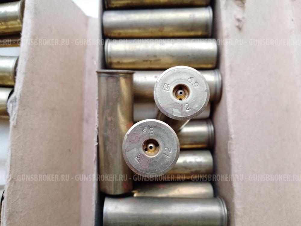 Новые латунные гильзы 12 калибра