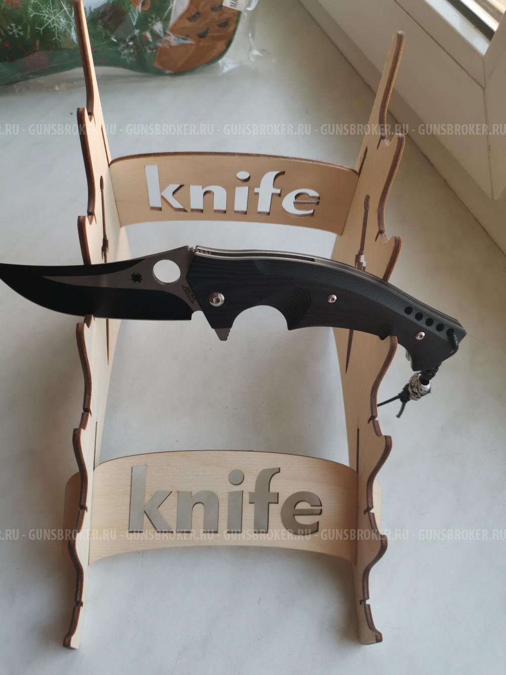 новый нож Мамба с новой подставкой на 6 ножей