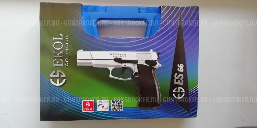  Новый пневматический пистолет Ecol 66 (Browning Hi Power BDA mod. 1983). 