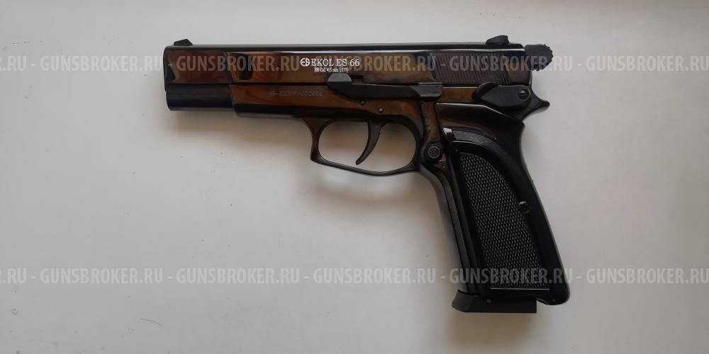  Новый пневматический пистолет Ecol 66 (Browning Hi Power BDA mod. 1983). 