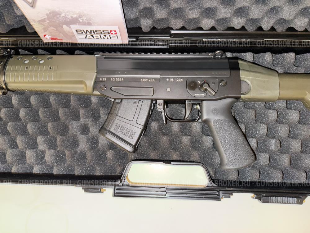Новый! Sig SG 553R, под калибр 7.62×39, где «R» означает «Russian».