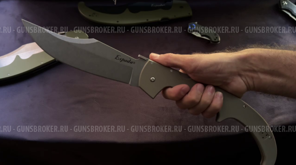 Огромный складной нож Cold steel Espada XL оригинал