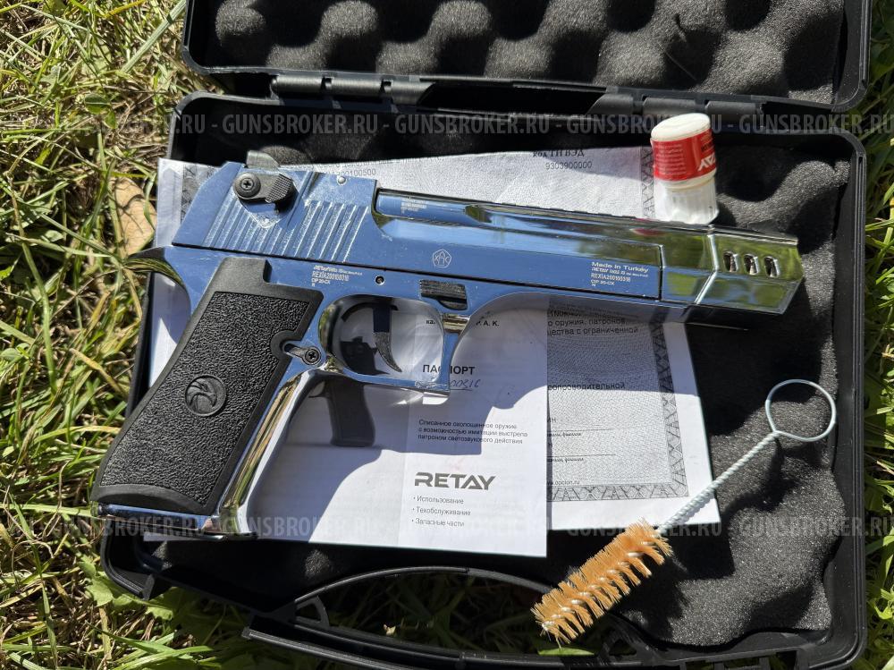 Охолощенный desert eagle дезерт игл хром