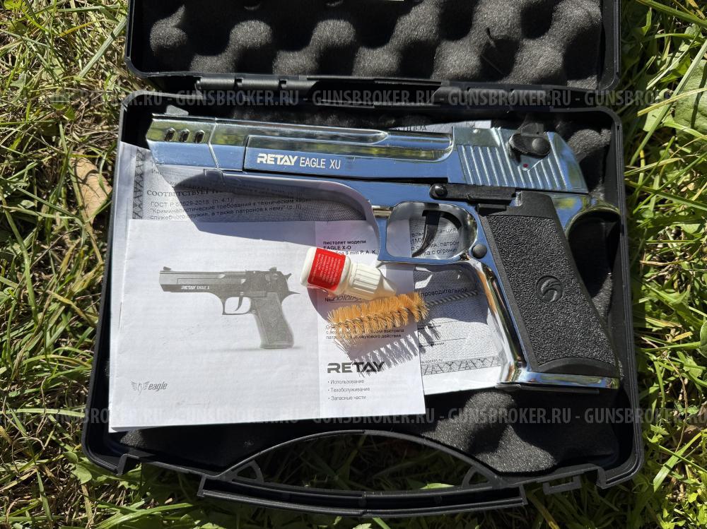 Охолощенный desert eagle дезерт игл хром