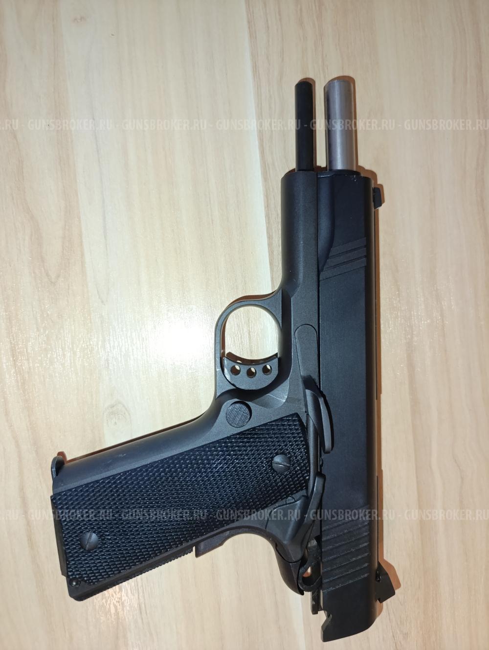 Охолощенный Кольт 1911СО. Под патрон 10х31. ТЕХКРИМ