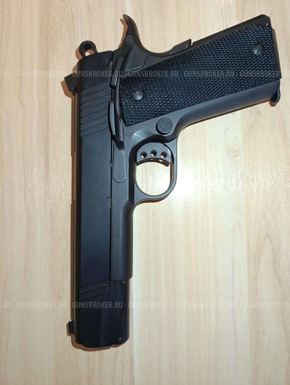 Охолощенный Кольт 1911СО. Под патрон 10х31. ТЕХКРИМ