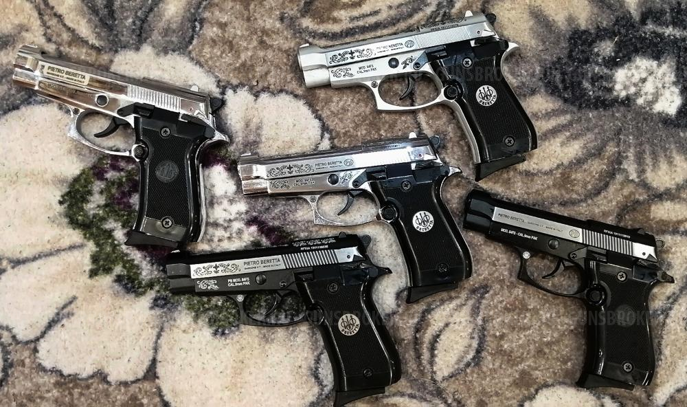 Охолощенные пистолеты Beretta 92, Beretta 84FS (exclusive) , 9мм РАК.