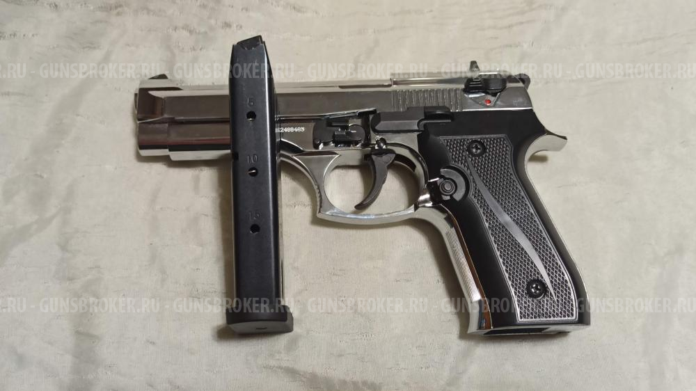 Охолощенный пистолет Beretta B92-СО Курс-С автооагонь кал. 10ТК