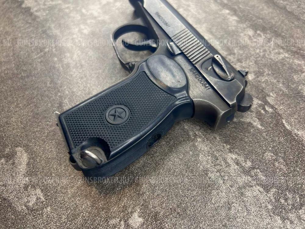 Охолощенный пистолет Макаров ПМ Р-411 (литой, б/у) 10ТК