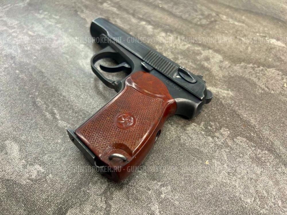 Охолощенный пистолет Макарова ПМ Р-411-02 (2021 года, холостой, 10ТК, кованый, б/у)