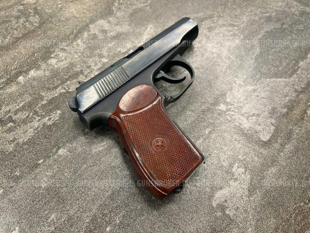 Охолощенный пистолет Макарова ПМ Р-411-02 (2021 года, холостой, 10ТК, кованый, б/у)