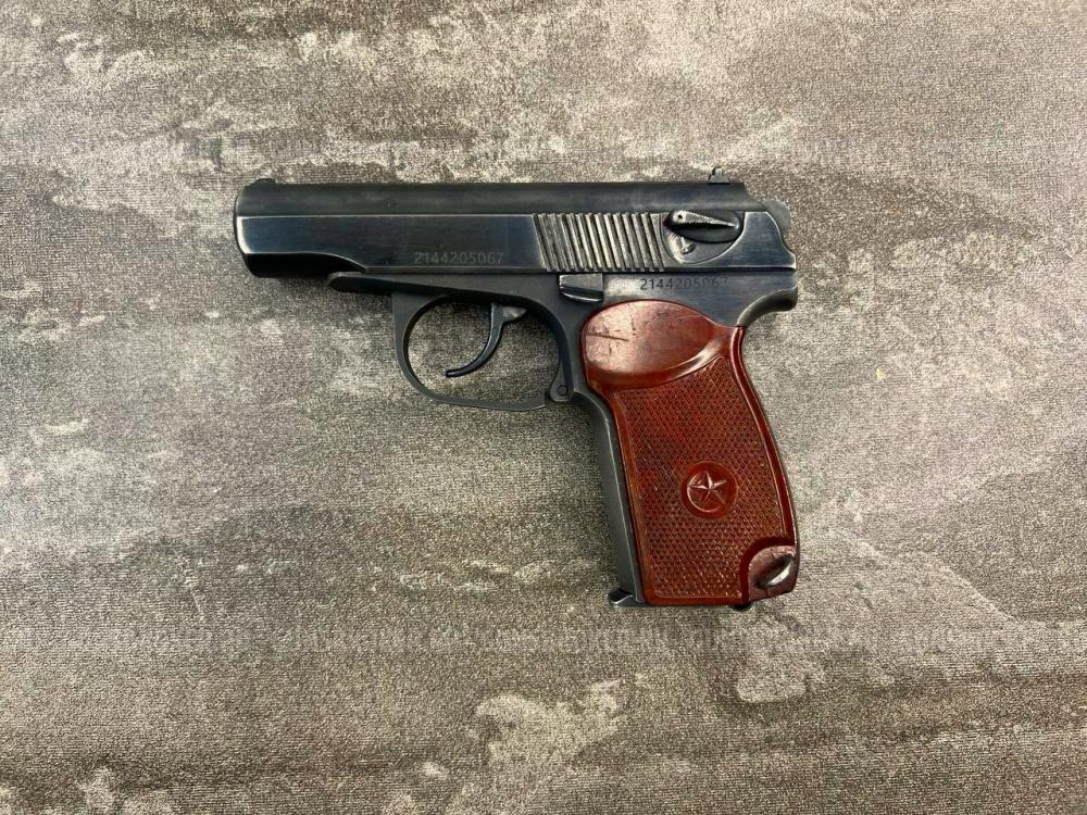 Охолощенный пистолет Макарова ПМ Р-411-02 (2021 года, холостой, 10ТК, кованый, б/у)