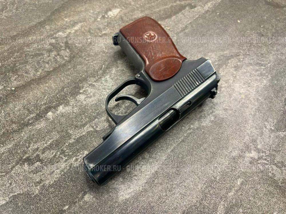 Охолощенный пистолет Макарова ПМ Р-411-02 (2021 года, холостой, 10ТК, кованый, б/у)