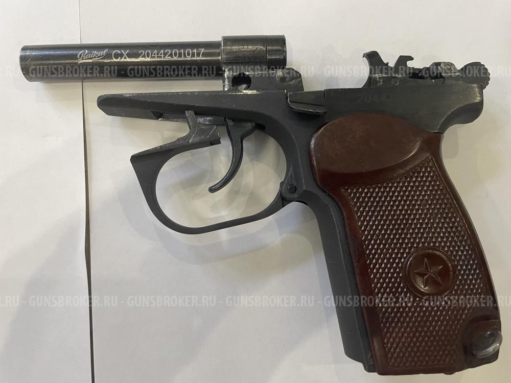 Охолощенный пистолет Макарова ПМ Р-411-02 (Кованый затвор)