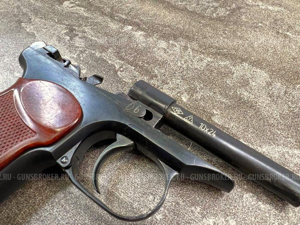 Охолощенный пистолет Макарова ПМ-СО (ТОЗ, 1953 год, прямая рамка, калибр 10х24)