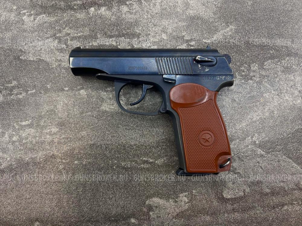 Охолощенный пистолет ПМК Курс С Макаров-СО под патрон 10ТК (PMK Kurs, аналог Р-411, 1922)