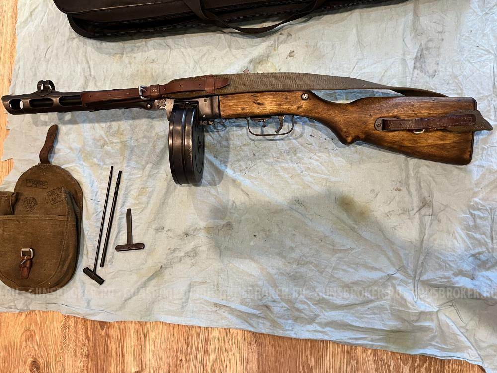 Охолощенный пистолет-пулемет ППШ СХ Молот АРМЗ 10х31