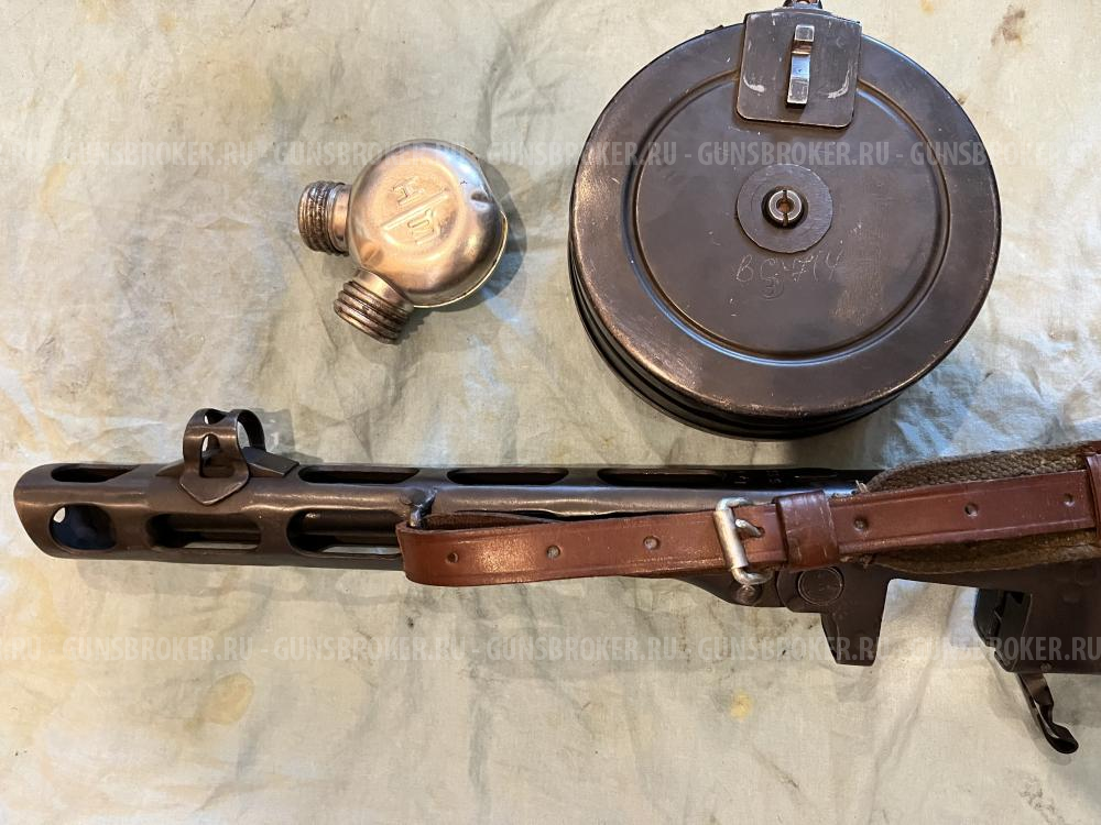 Охолощенный пистолет-пулемет ППШ СХ Молот АРМЗ 10х31