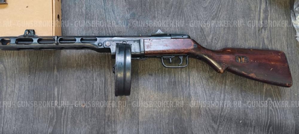 Охолощенный пистолет-пулемет Шпагина ППШ-СХ (Тбилисский паровозовагоноремонтный завод)