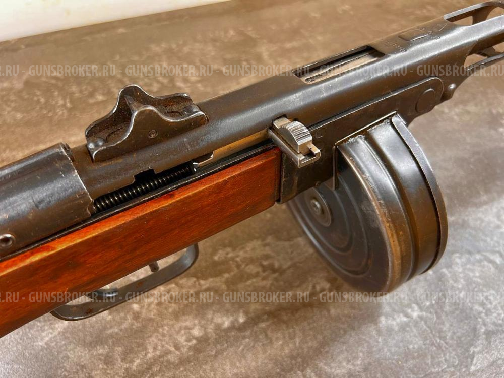 Охолощенный пистолет-пулемет Шпагина (ППШ-СО, ЗАТО Эксперт, 10х31, 1942г.) (ВЫКУПЛЮ ВАШЕ СХП, ПНЕВМАТИКУ И ММГ)