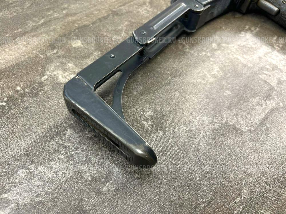 Охолощенный пистолет-пулемёт УЗИ UZI-O 10х31 (мини УЗИ-О, ЗАТО, оригинальный складной приклад, РОК)