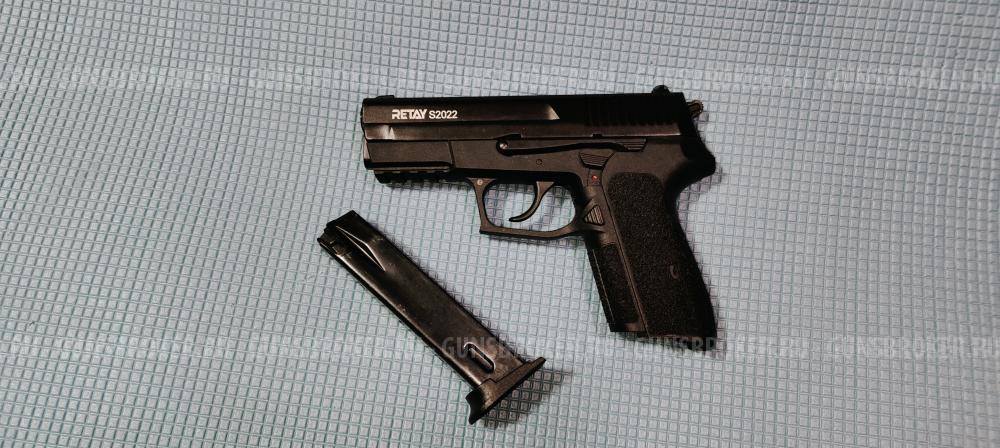 Охолощенный пистолет Retay S2022 Sig Sauer, кал. 9 мм P.A.K. (новый)