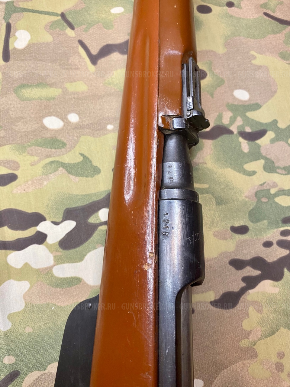 Mannlicher M1895 СХП под холостой патрон калибра 7,62х54 мм.