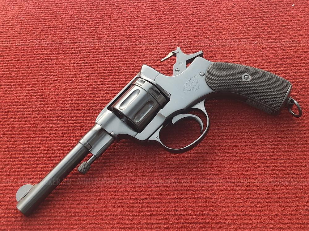 Револьвер сигнальный Наган МР-313 "Царский" 1899 года новый