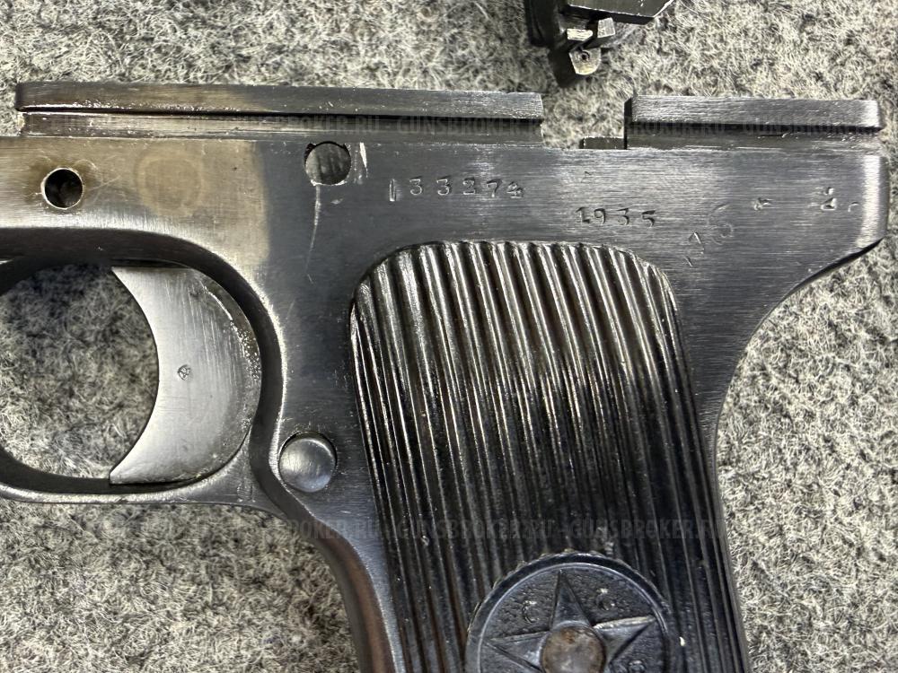 Охолощенный пистолет ТТ-СХ 1935 г. к10x31 Тульский Токарев 