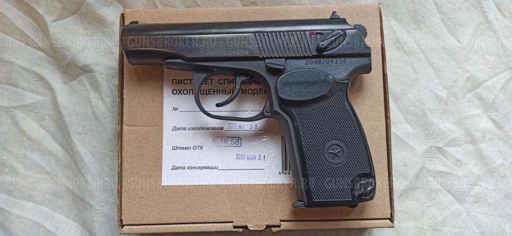 Охолощенный ПМ ТОЗ калибр 10х24. ПМ Р-411 калибр 10 ТК.